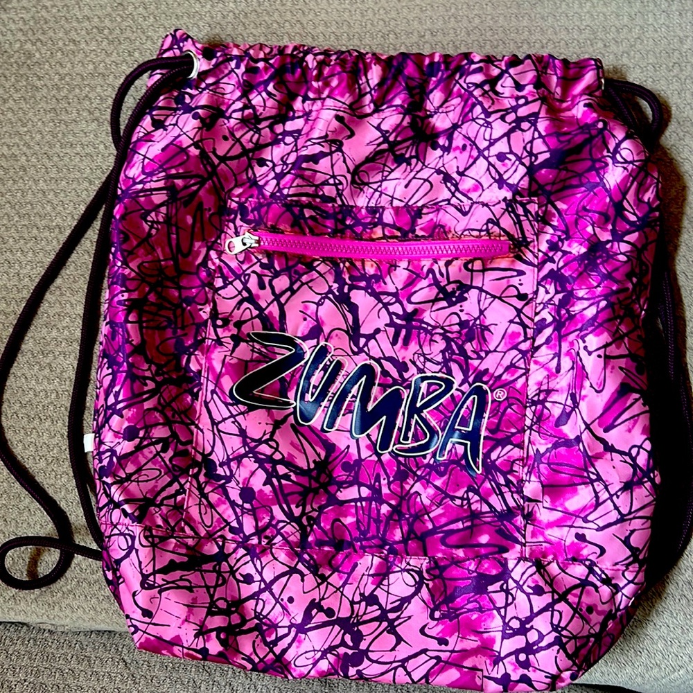 Zumba drawstring bag